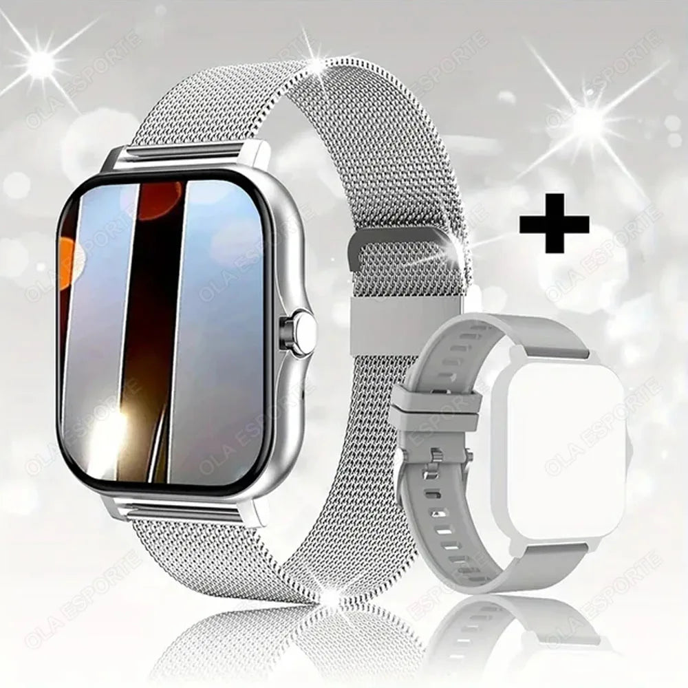 2025 New Smart Watch Men Women Gifts 1.83'' Full Touch Screen Sport Fitness Tracker Smartwatch Men BT Calls Digital smarthwhatch